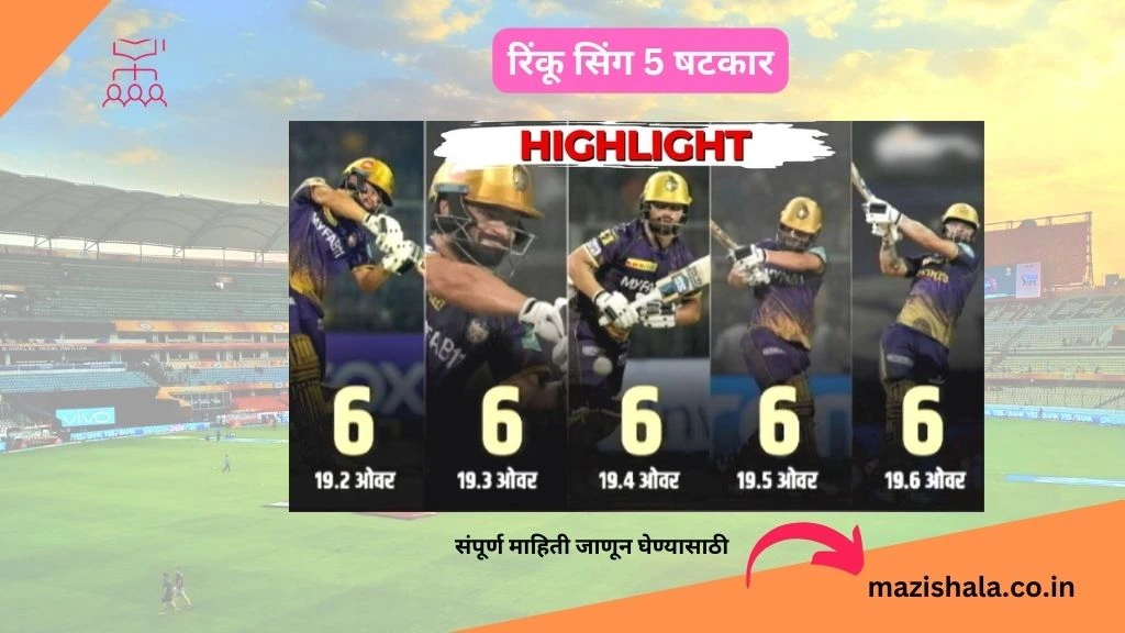Rinku singh 5 sixes